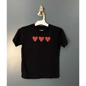 NWT Kids XS (4/5) Keith Haring Heart Smiles Graphic T-Shirt
